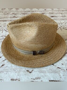 Bailey of Hollywood Western Kilgore Raindura Straw Fedora Hat Medium Made In USA